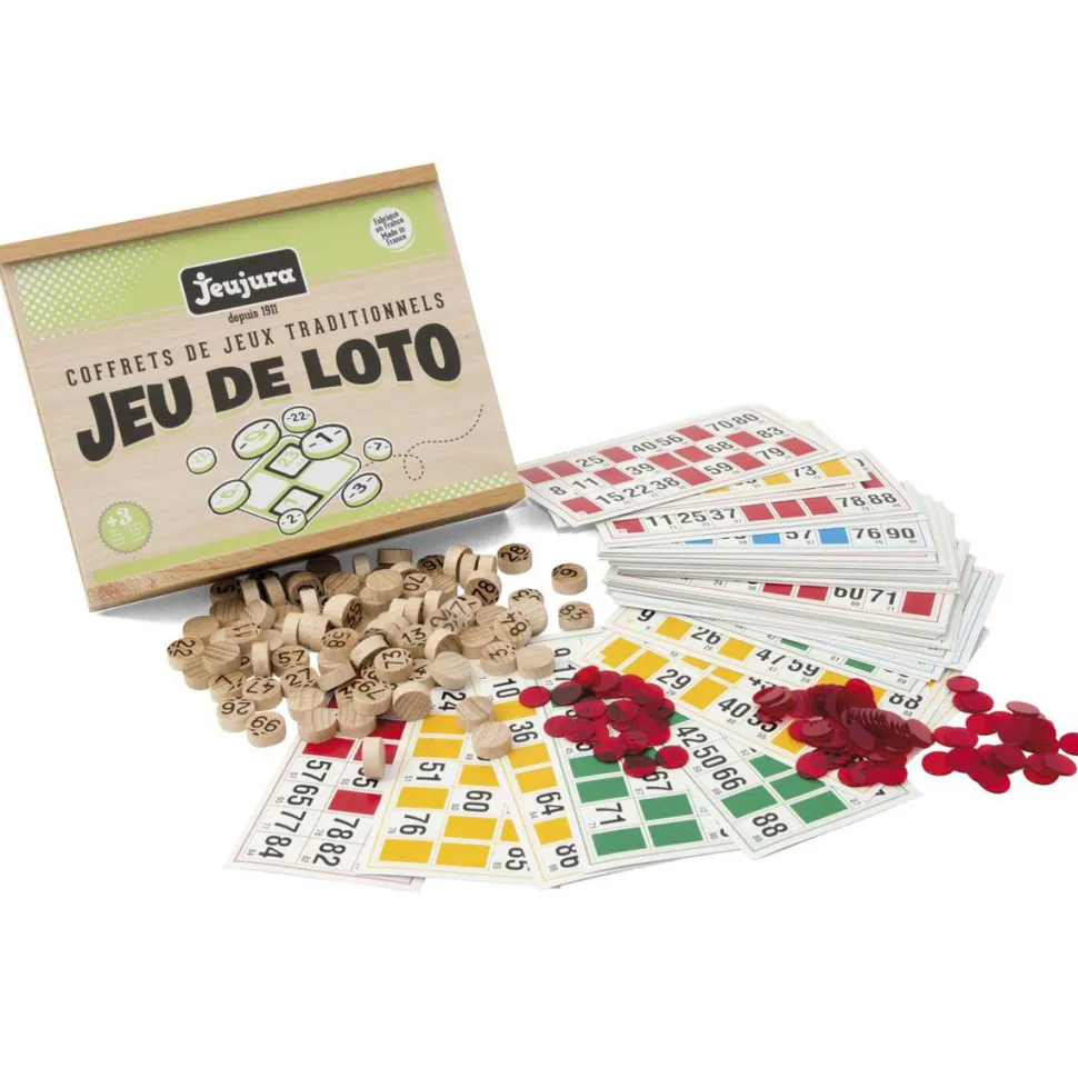 Coffret en bois : Loto - JeuJura