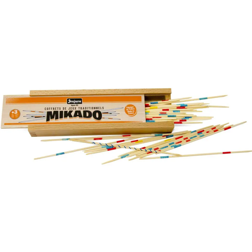 Coffret en bois : Mikado - JeuJura