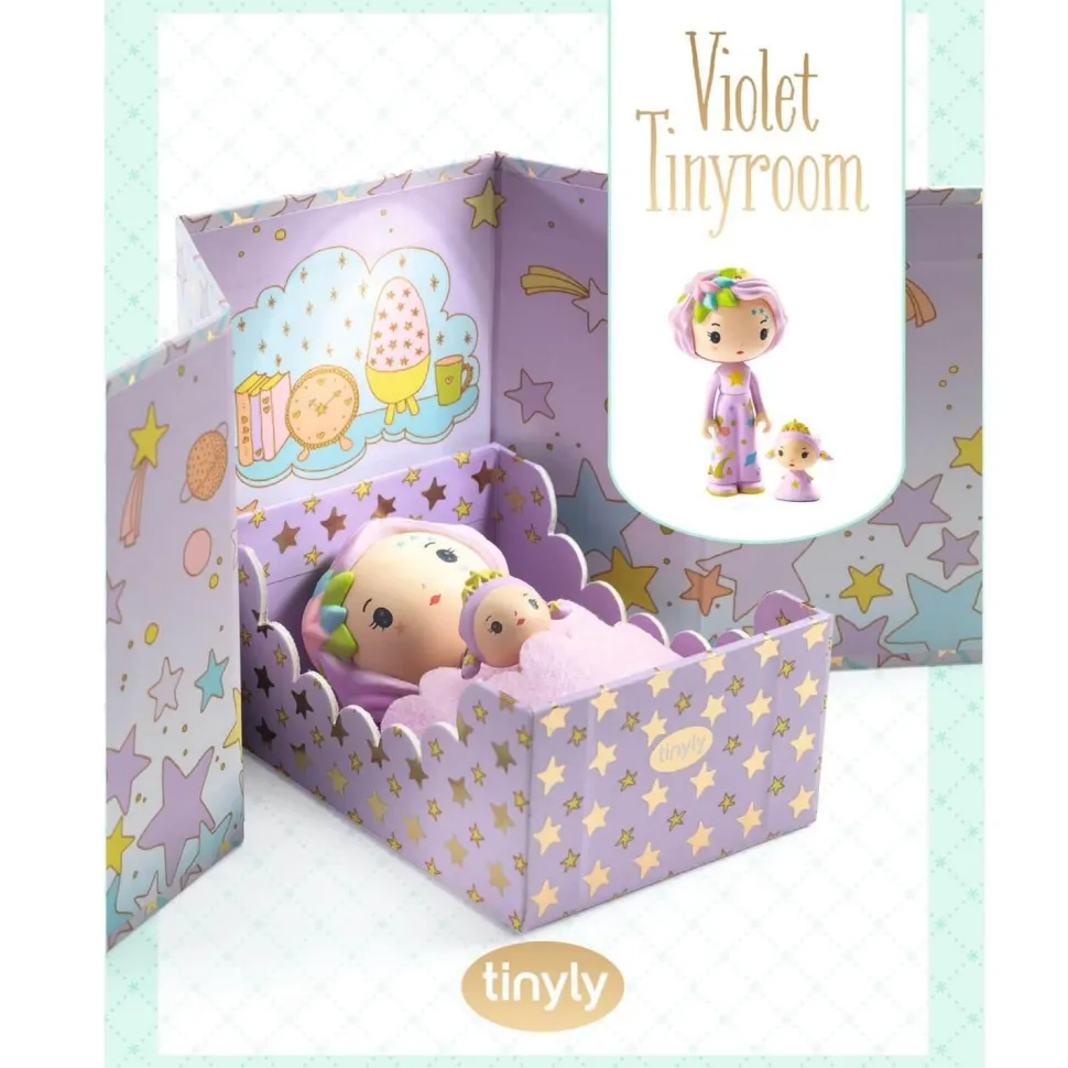 Coffret figurines Tinyly : Violet Tinyroom - Djeco