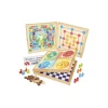 Coffret jeux de société en bois : 50 règles - Pions bois - JeuJura