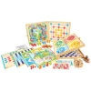 Coffret jeux de société en bois : 150 règles - Pions bois - JeuJura