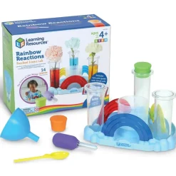 Coffret Laboratoire scientifique : Rainbow Reactions - Learning Resources