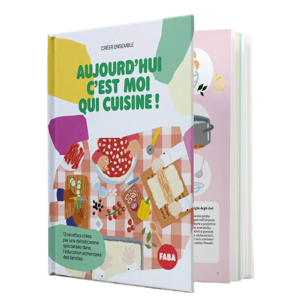 Coffret livre et figurine pour conteuse à histoires : Aujourd'hui c'est moi qui cuisine - Faba
