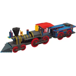 Coffret livre et maquette : Voyage, découvre, explore : La locomotive 3D, l'histoire des trains - Sassi