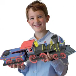 Coffret livre et maquette : Voyage, découvre, explore : La locomotive 3D, l'histoire des trains - Sassi