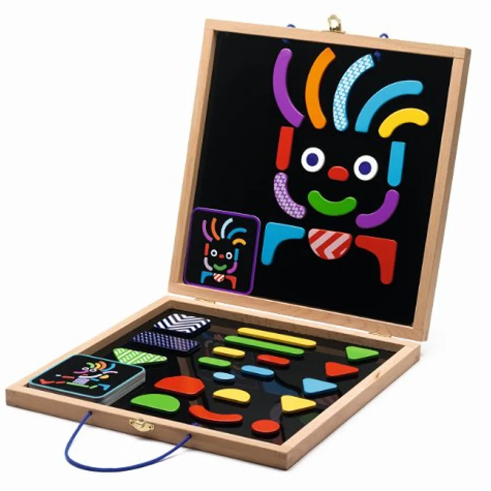 Coffret magnétique Géoforme personnages - Djeco