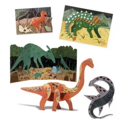 Coffret multi activités : Le monde des dinosaures - Djeco