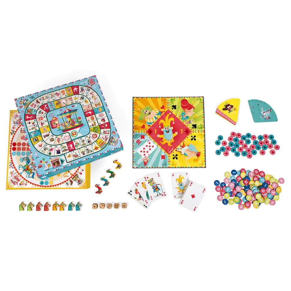Coffret multi jeux Carrousel - Janod