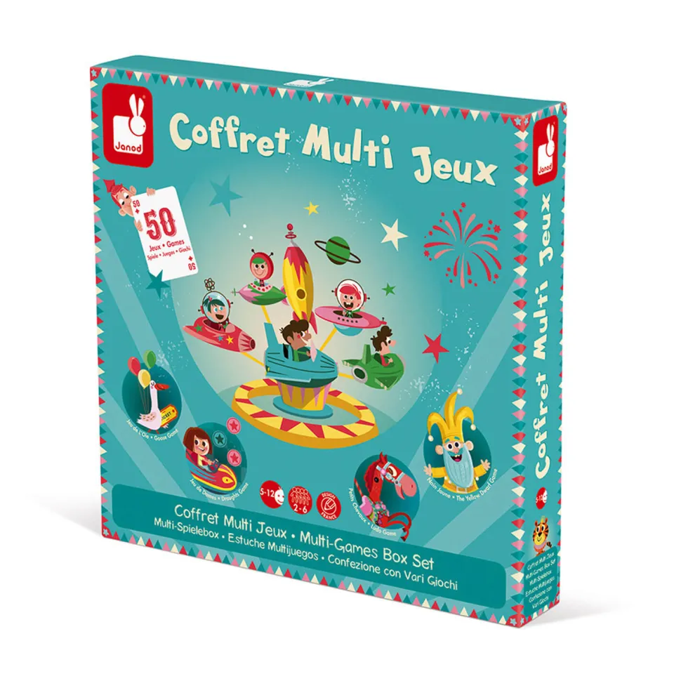 Coffret multi jeux Carrousel - Janod