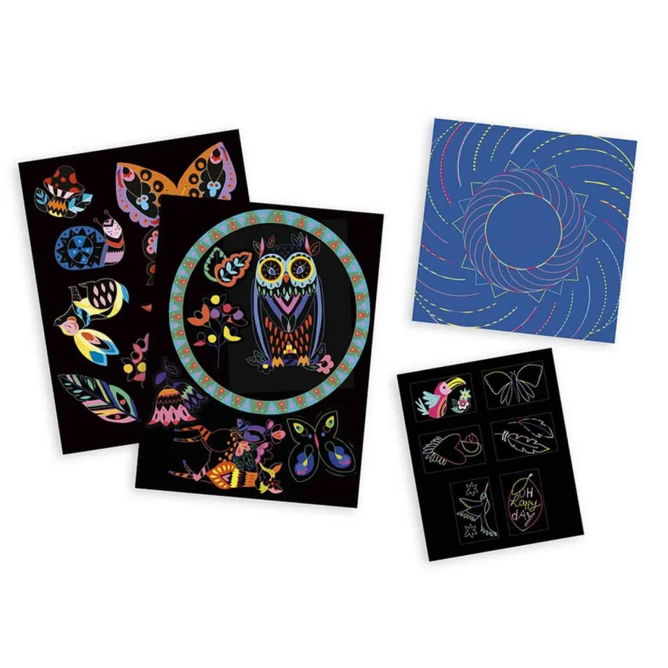 Coffret Multi-Activités Scratch Art - Janod