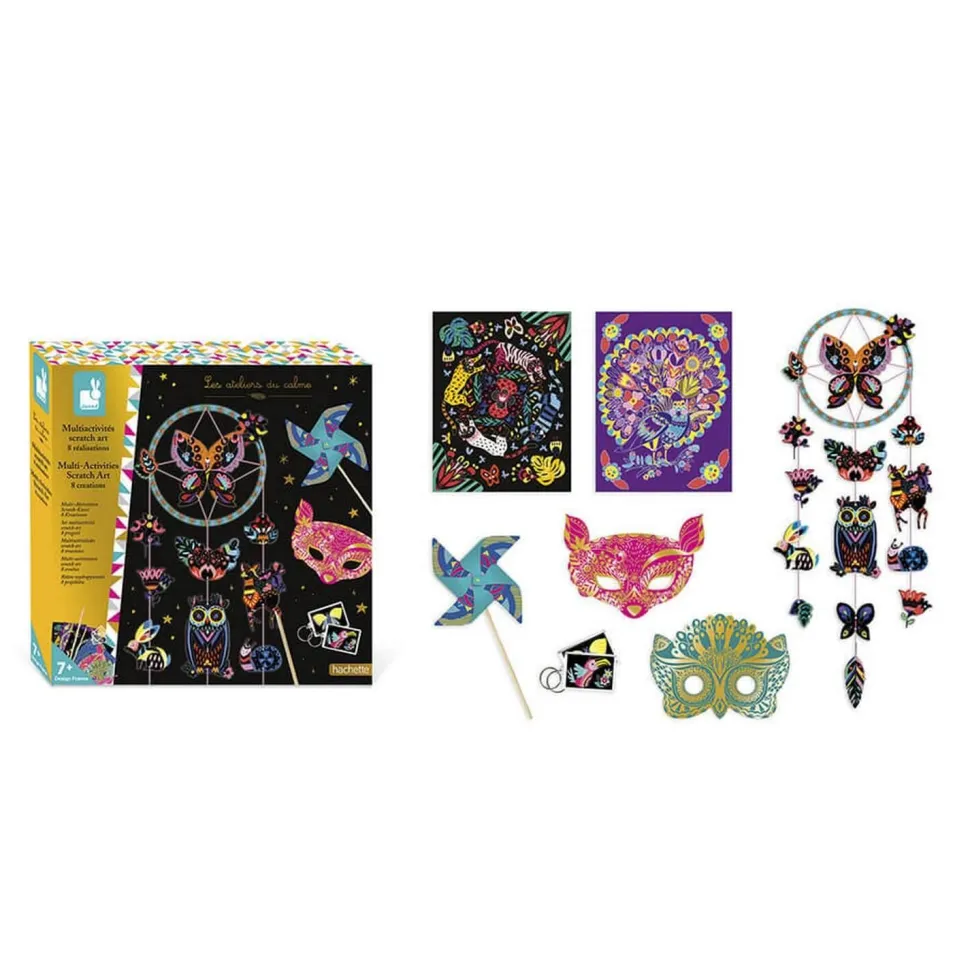 Coffret Multi-Activités Scratch Art - Janod