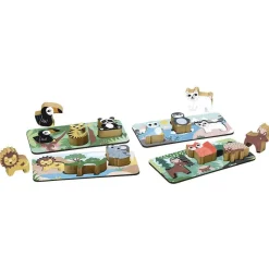 Coffret multi-jeux en bois : Multi-Jeux des tout-petits Iceland Michelle Carlslund - Vilac