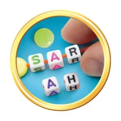 Coffret perles : Message bracelets mini - boite bleue - Clementoni