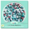 Coffret Perles alphabet, Argent - Djeco