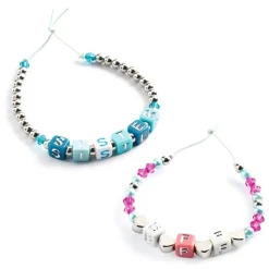 Coffret Perles alphabet, Argent - Djeco