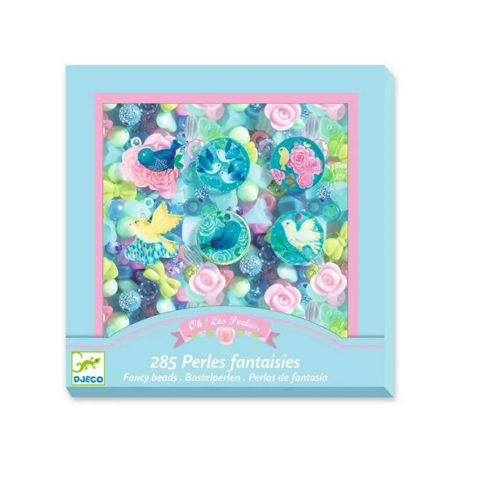 Coffret Perles Fantaisies Oiseaux - Djeco