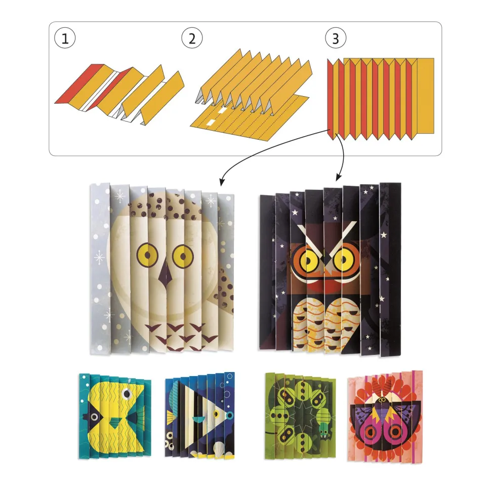 Coffret pliage : Faune sauvage - Djeco