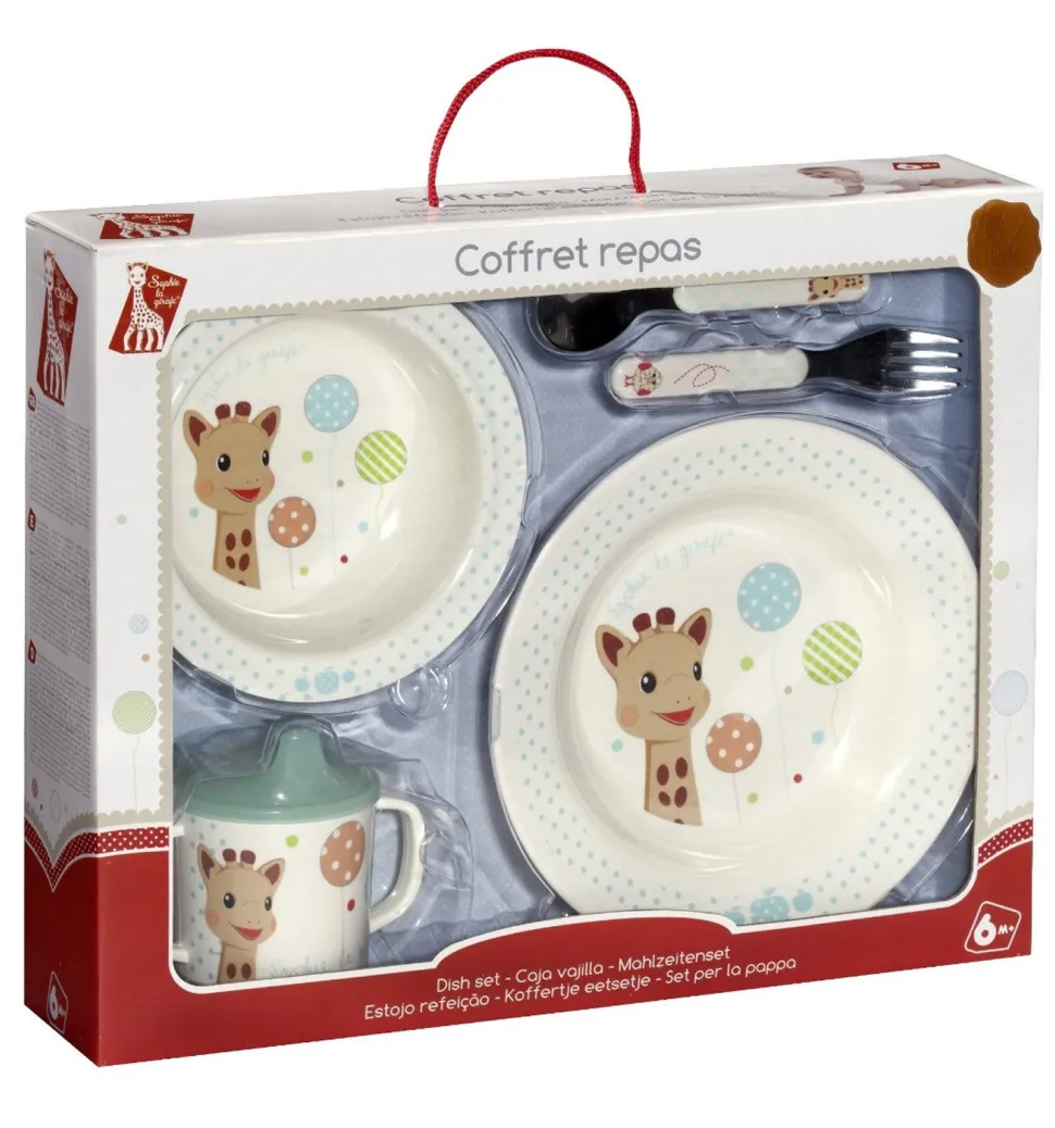 Coffret repas Sophie la girafe : Les ballons - Vulli