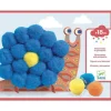 Coffret silhouettes et pompons : Animaux tout doux - Djeco