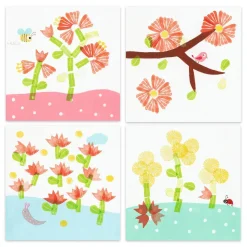 Coffret tampons : Avec des fleurs - Djeco