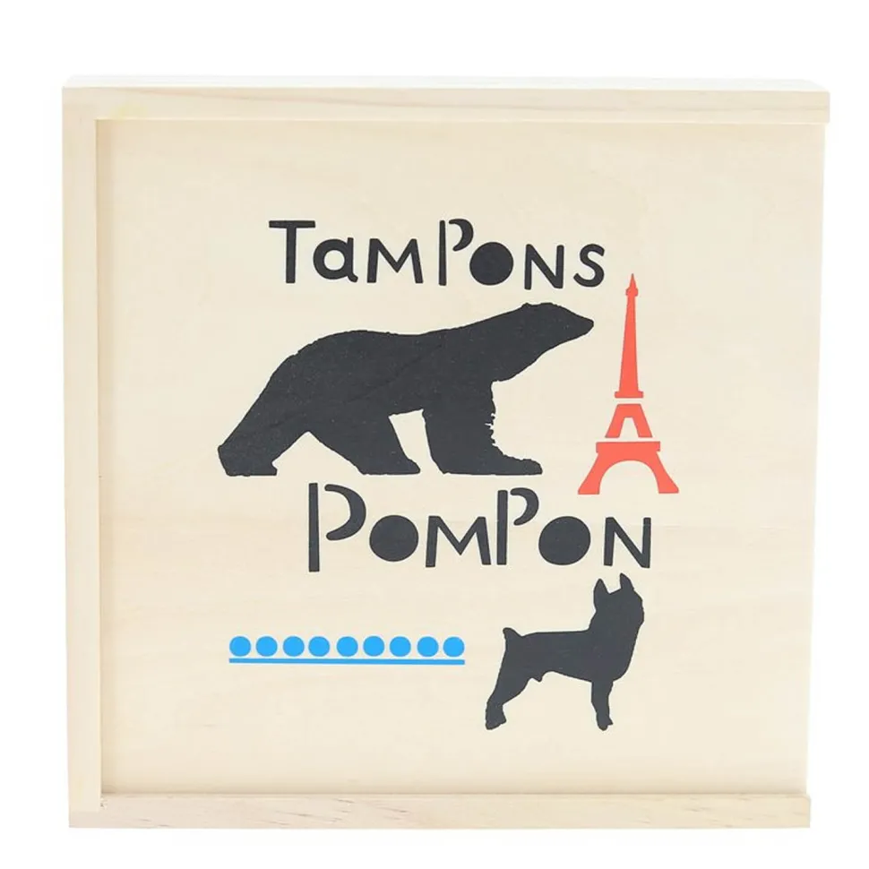 Coffret tampons pompon - Vilac