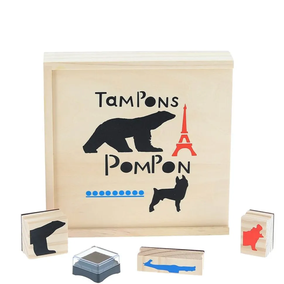 Coffret tampons pompon - Vilac
