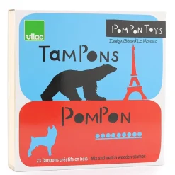 Coffret tampons pompon - Vilac