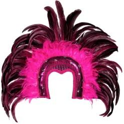 Coiffe Samba rose - RueDeLaFete