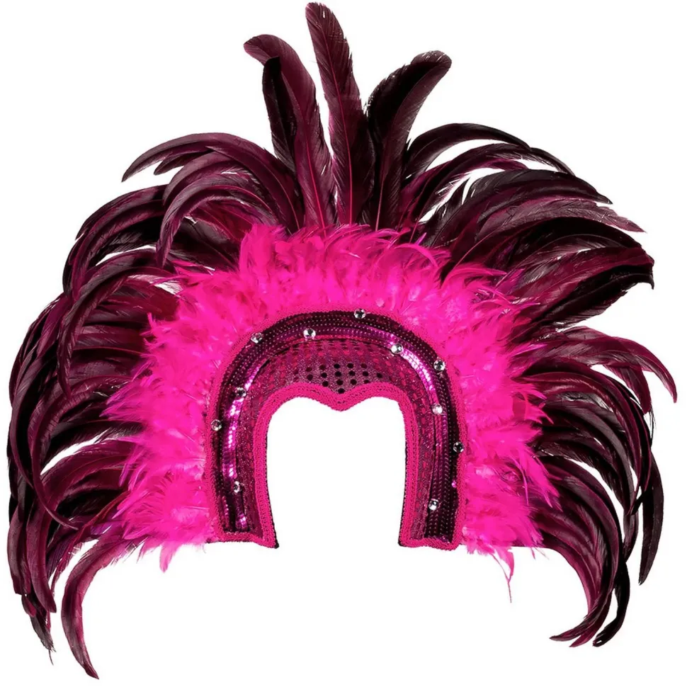 Coiffe Samba rose - RueDeLaFete