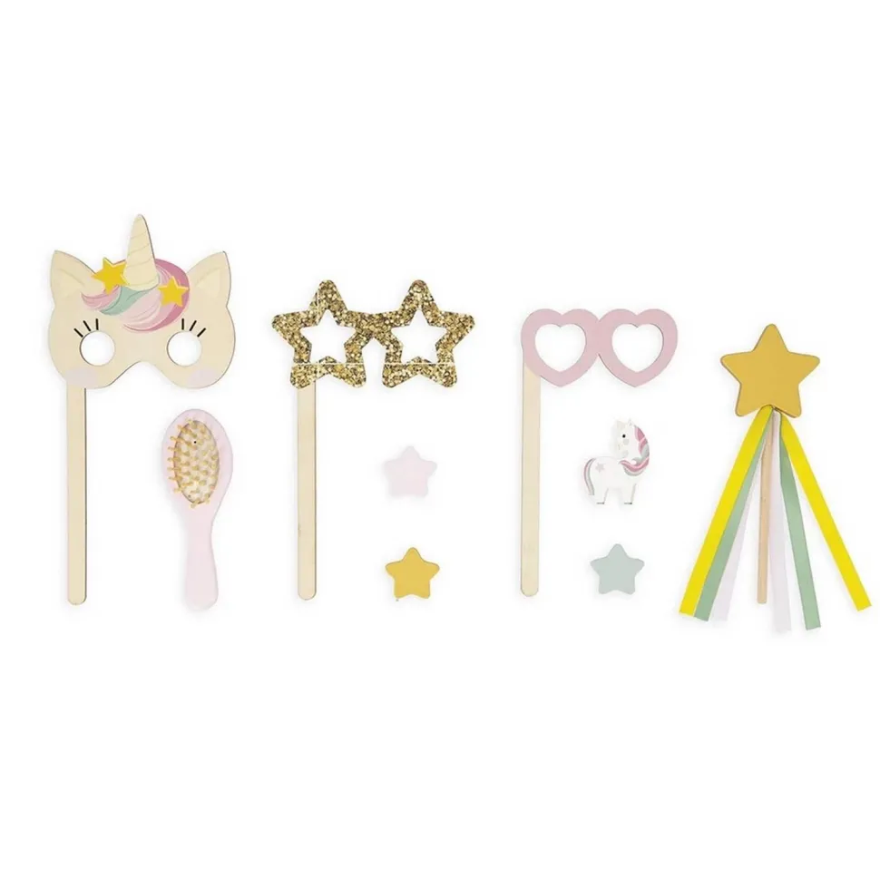 Coiffeuse en bois et accessoires - Licorne - Janod
