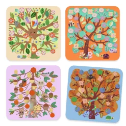 COLLAGES : La ronde des saisons - Djeco