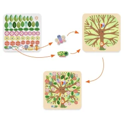 COLLAGES : La ronde des saisons - Djeco