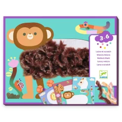 COLLAGES : Laine & scratch - Tout poilus ! - Djeco