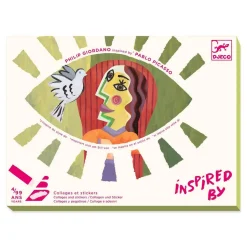 Collages et Stickers : La tête au carré - Djeco