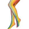 Collants Résille arc-en-ciel, adulte S/M (36/40) - RueDeLaFete
