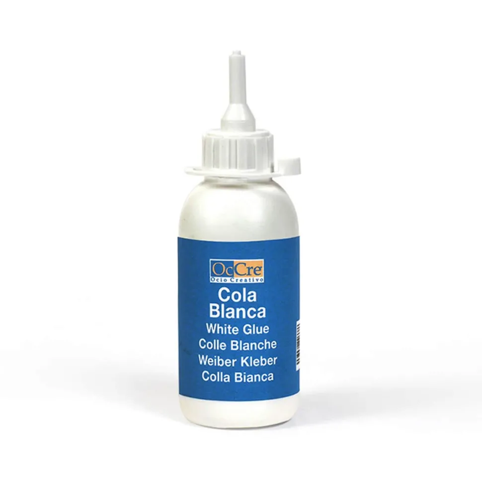 Colle blanche pour maquettes en bois : Flacon de 100 ml - OCCRE