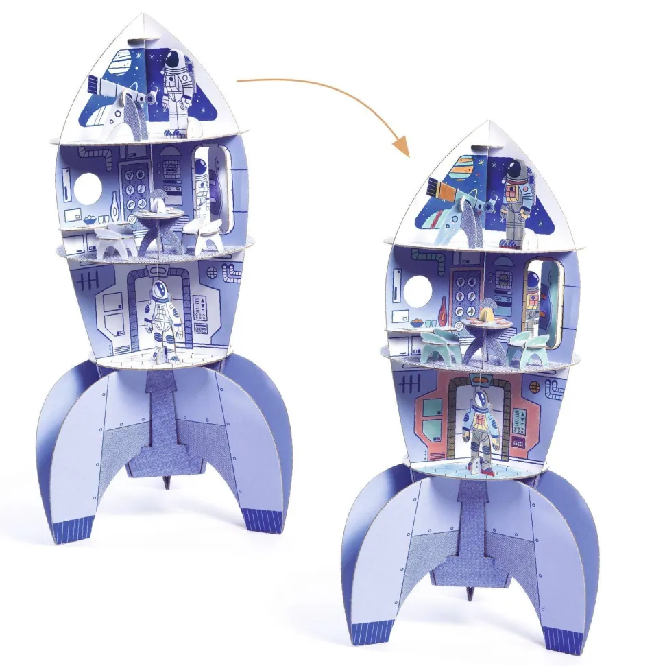 COLOR ASSEMBLE PLAY - DO IT YOURSELF : Fusée spatiale - Djeco