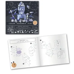 COLOR ASSEMBLE PLAY - DO IT YOURSELF : Fusée spatiale - Djeco