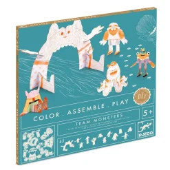 COLOR ASSEMBLE PLAY - DO IT YOURSELF : Team Monsters - Djeco