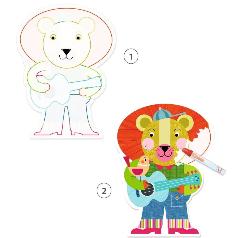 Coloriage à l'eau : Animalo-Len - Djeco