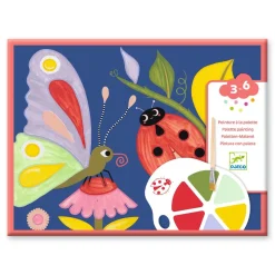 COLORIAGE : Peinture à la palette - Les petites bêtes - Djeco