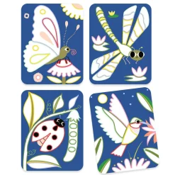 COLORIAGE : Peinture à la palette - Les petites bêtes - Djeco