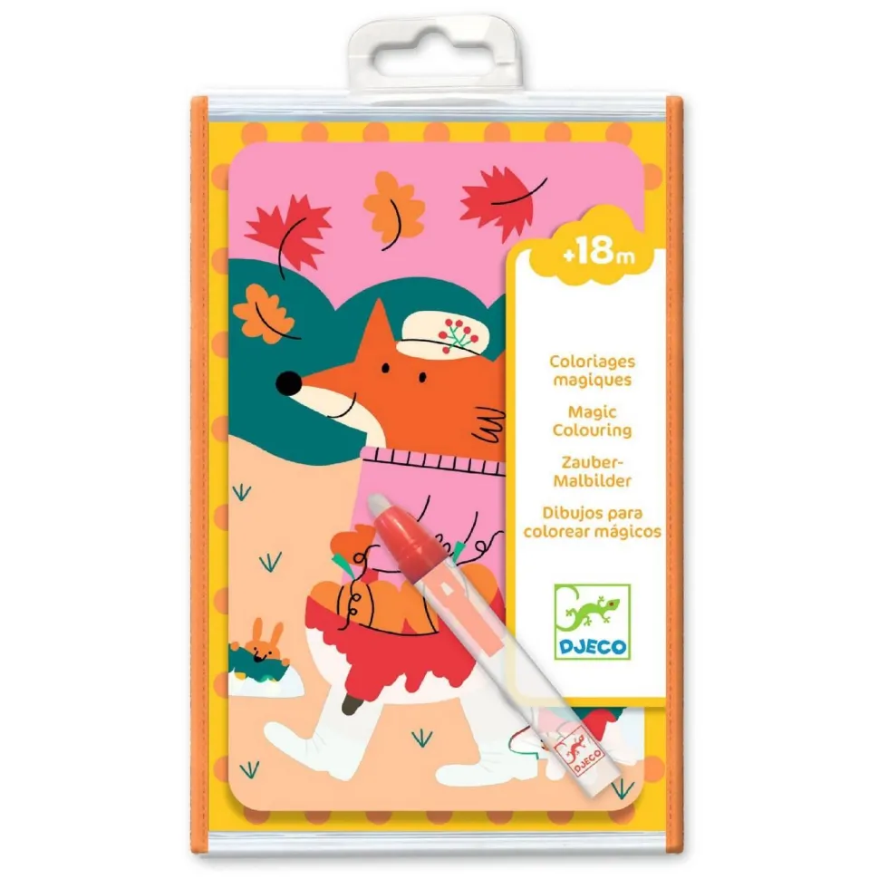 Coloriage 4 saisons - LES PETITS CADEAUX DES PETITS - Djeco