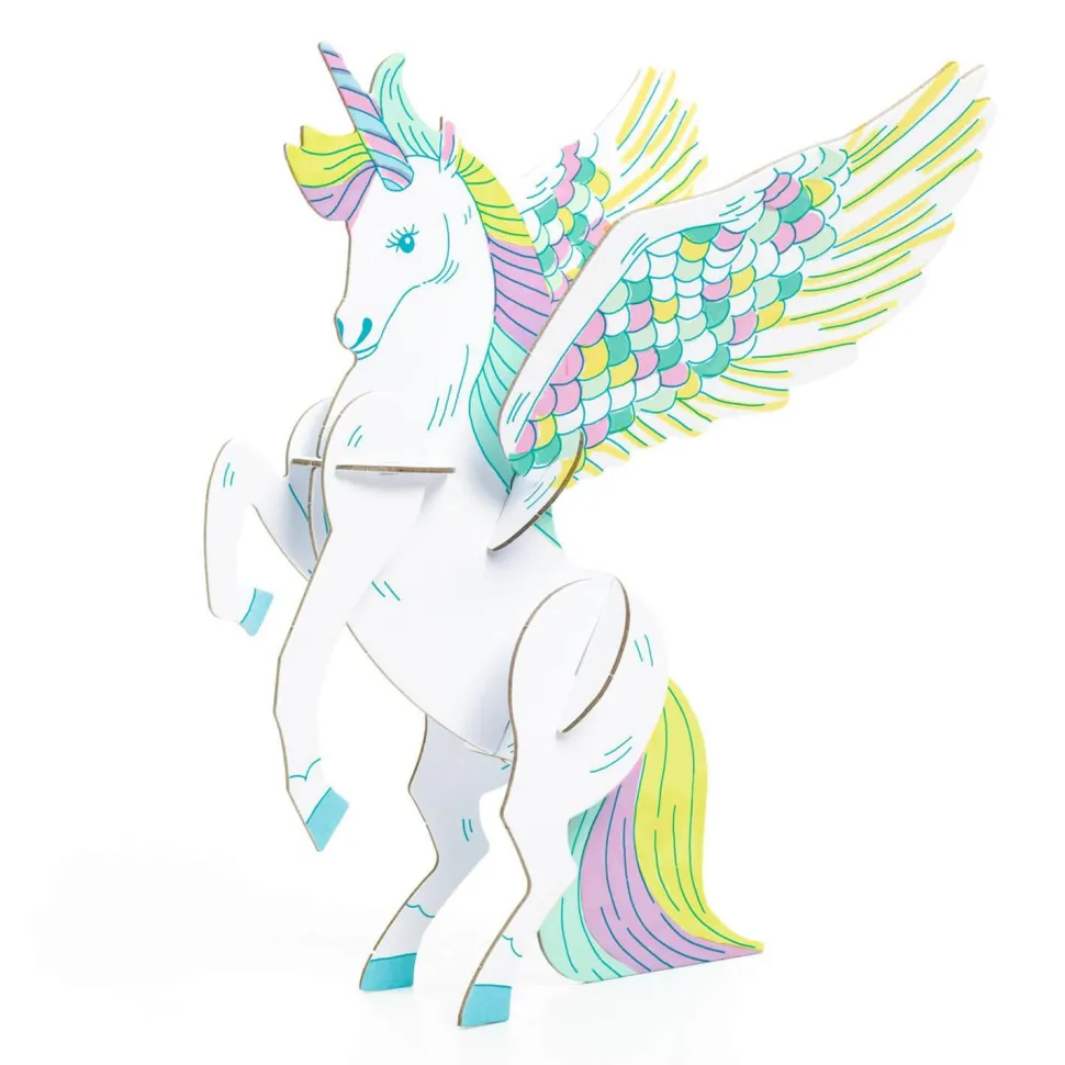 Coloriage et assemblage : Monde enchanté - Djeco