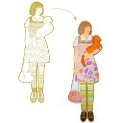 COLORIAGE GRAND FORMAT : Scout & ses amies - LES DEMOISELLES - Djeco