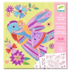 Coloriages brillants : Petites ailes - Djeco
