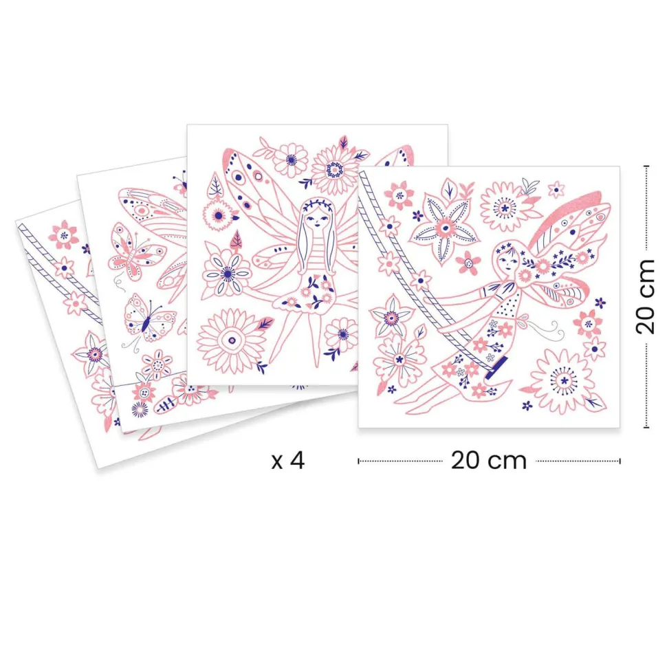Coloriages brillants : Petites ailes - Djeco