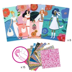 COLORIAGES SURPRISES : Tendance WAX - Djeco