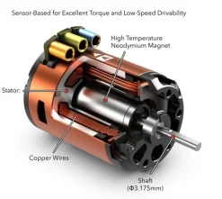 Combo Cheetah 10 Controleur S60A + Moteur 1600KV - 21.5T 2P Brushless - SkyRc