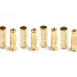 Connecteur Or 4mm Car M+F (8) - GF-1000-004 - Gforce